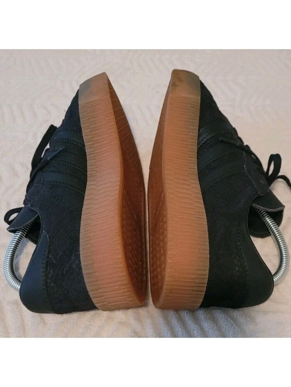 Adidas Women's US 8 Sambarose Sneakers Core Black Gum Soles ART B28157